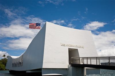 Denkmal im Hafen Pearl Harbor